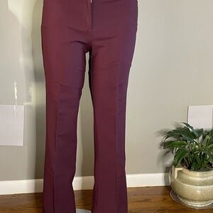 NY & Co. Burgundy Boot Cut Pants